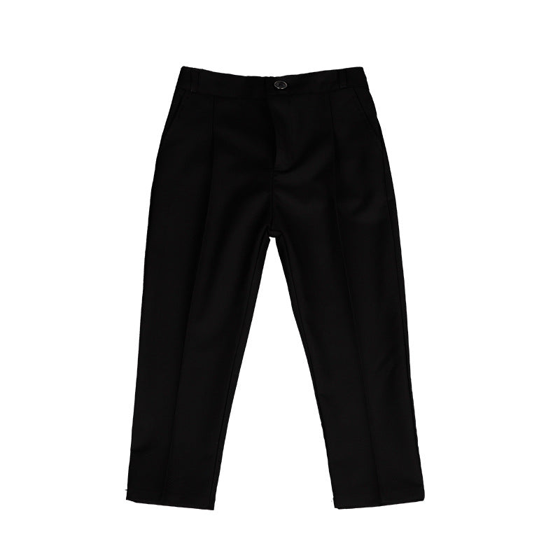 Children's Plus Size Sizes Loose Plaid Suit Children's Pants