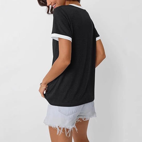 Women's Pullover Casual Summer Sleeve Loose Wear Tops