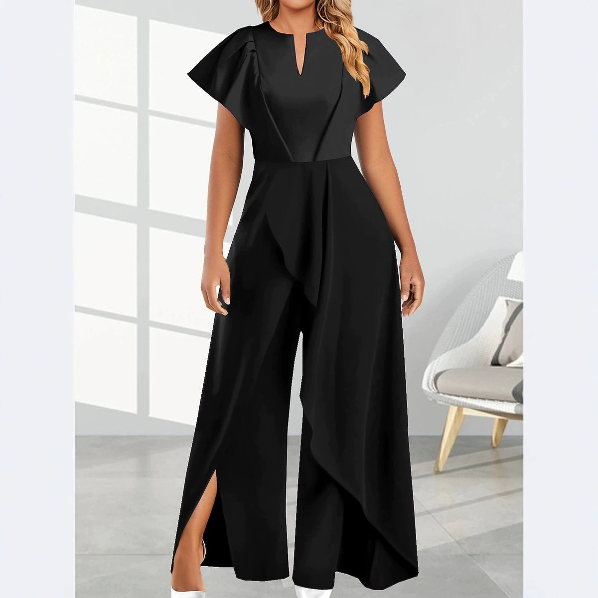 Popular Graceful Slouchy Women's Irregular Dress Fashion Casual Suit
