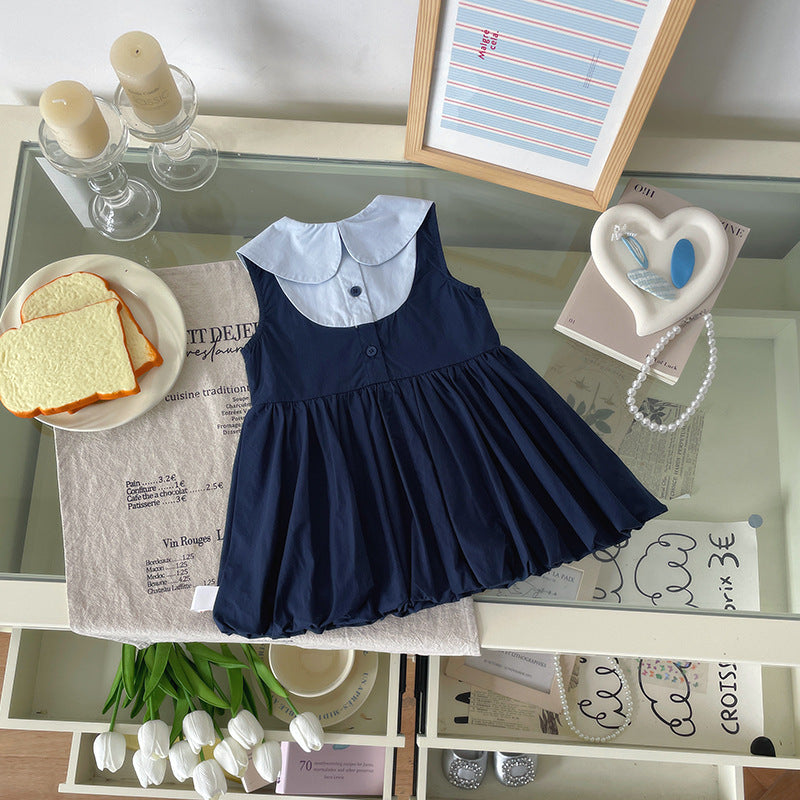 Summer Rabbit Police Officer Bud Little Children's Dress