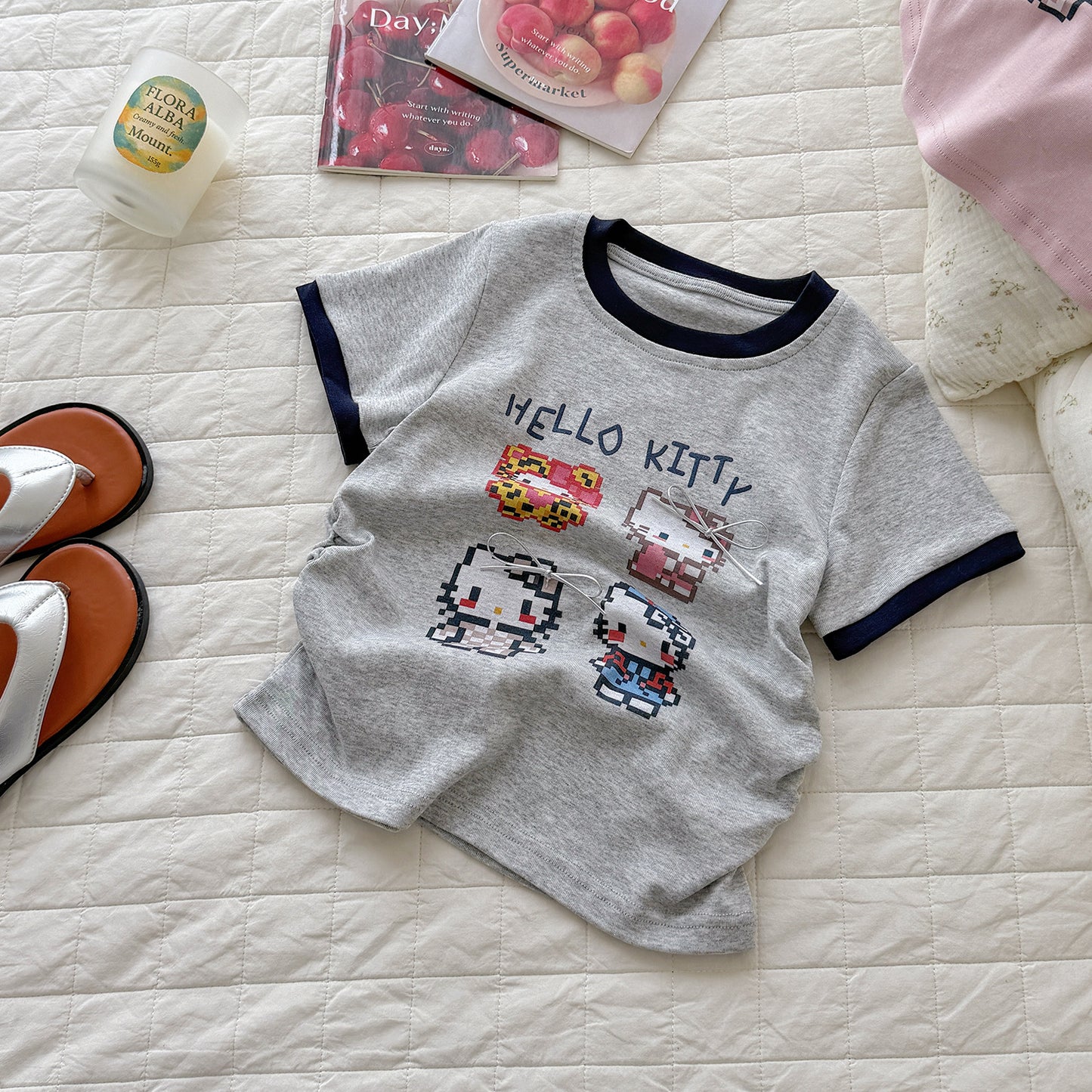 High Elastic Fine Cotton Luo Wen Children's T-shirt