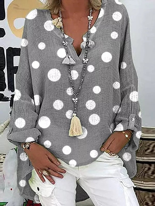 Women's Summer Fashion High Sense Loose Shirt Blouse