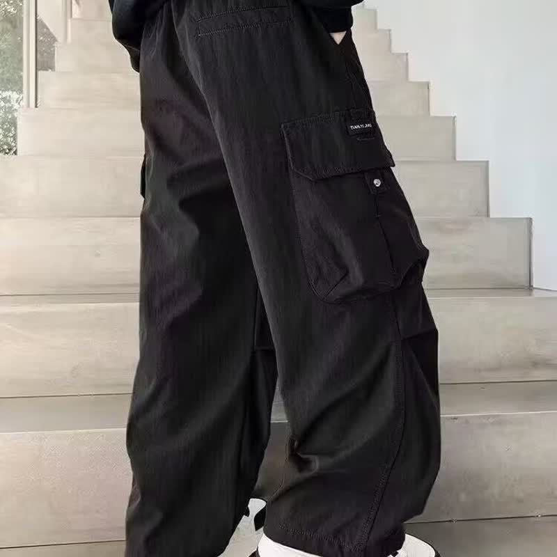 Boys Cargo Medium Large Loose Casual Summer Fashionable Children's Pants