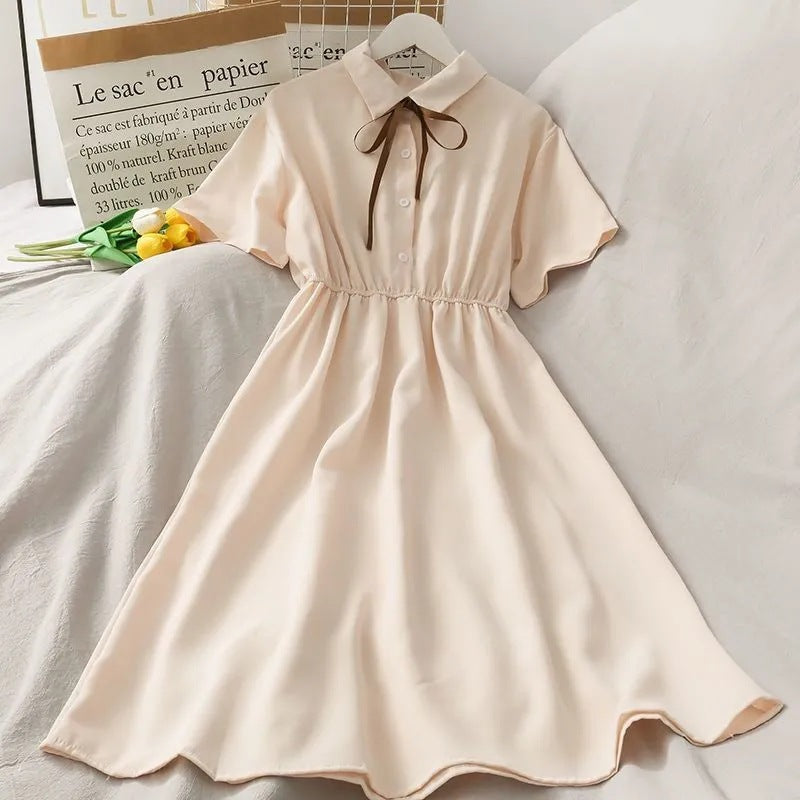 Summer Preppy Style Little Skirt Western Super Fairy Primary Secondary Children's Dress