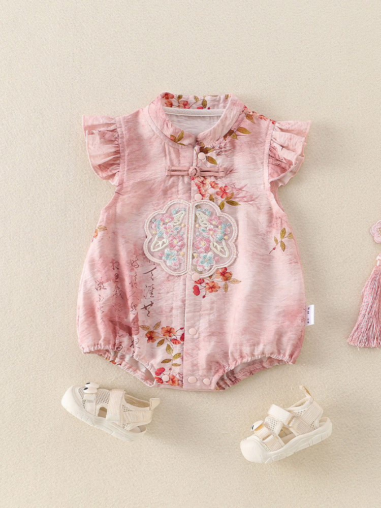 Born Jumpsuit One Month Old Cheongsam Jumpsuit, Climbing Suit