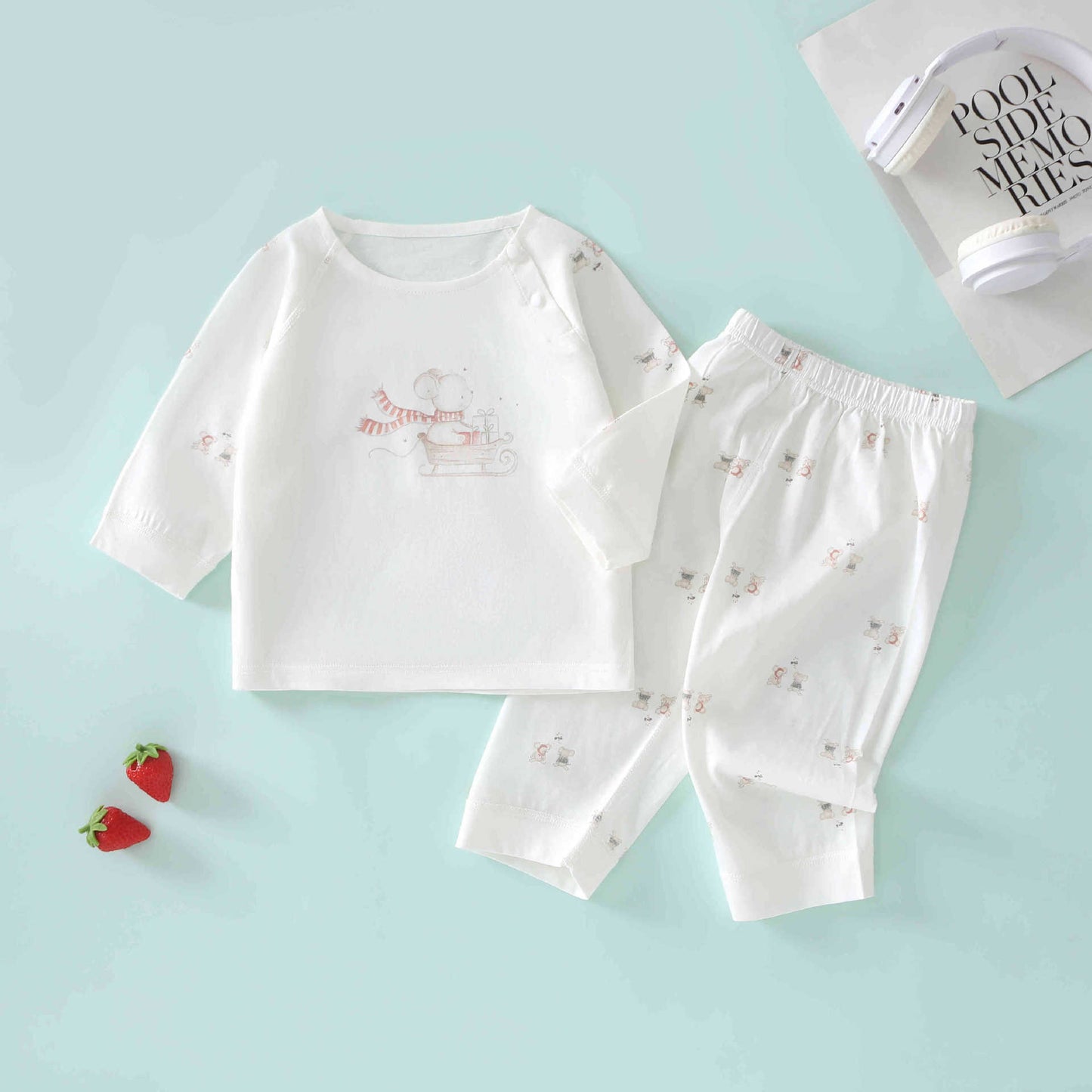 Breathable Long Sleeves Split Air Conditioning Children's Suit