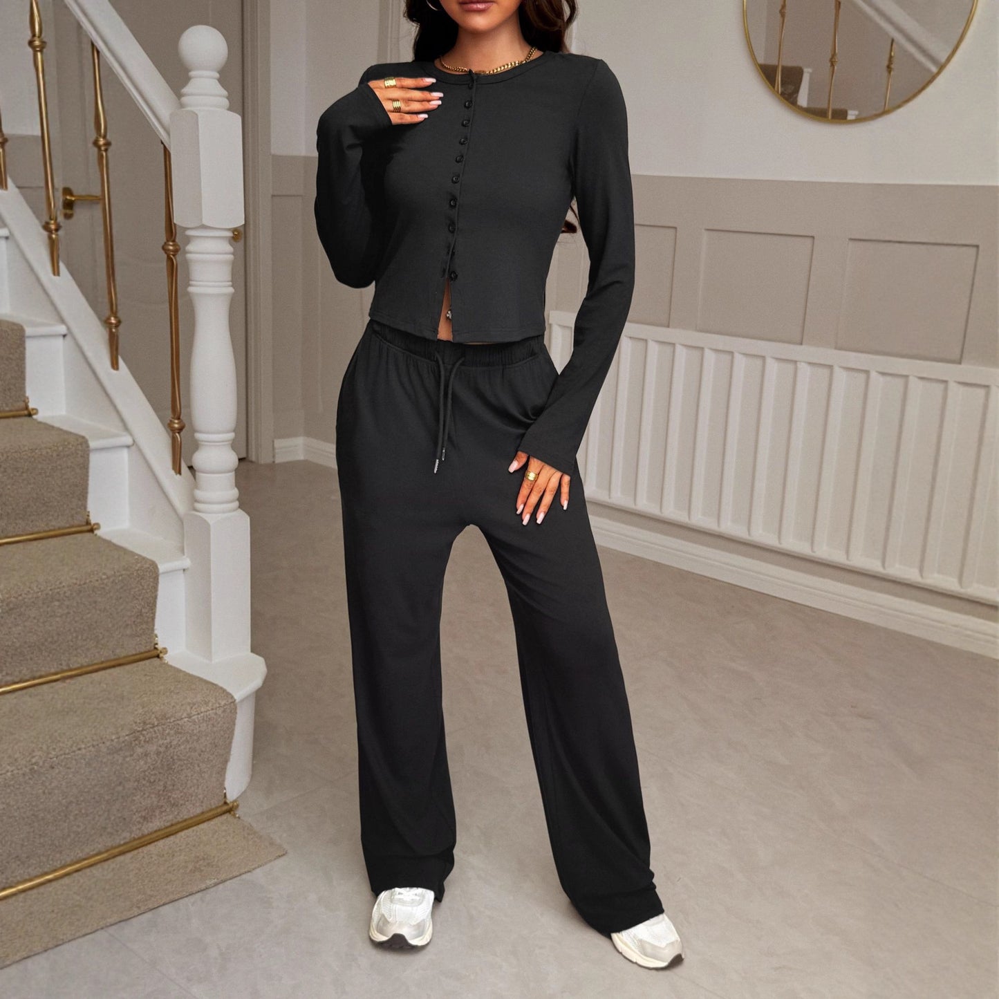 Glamorous Women's Vacation Style Shirt Two-piece Fashion Casual Suit