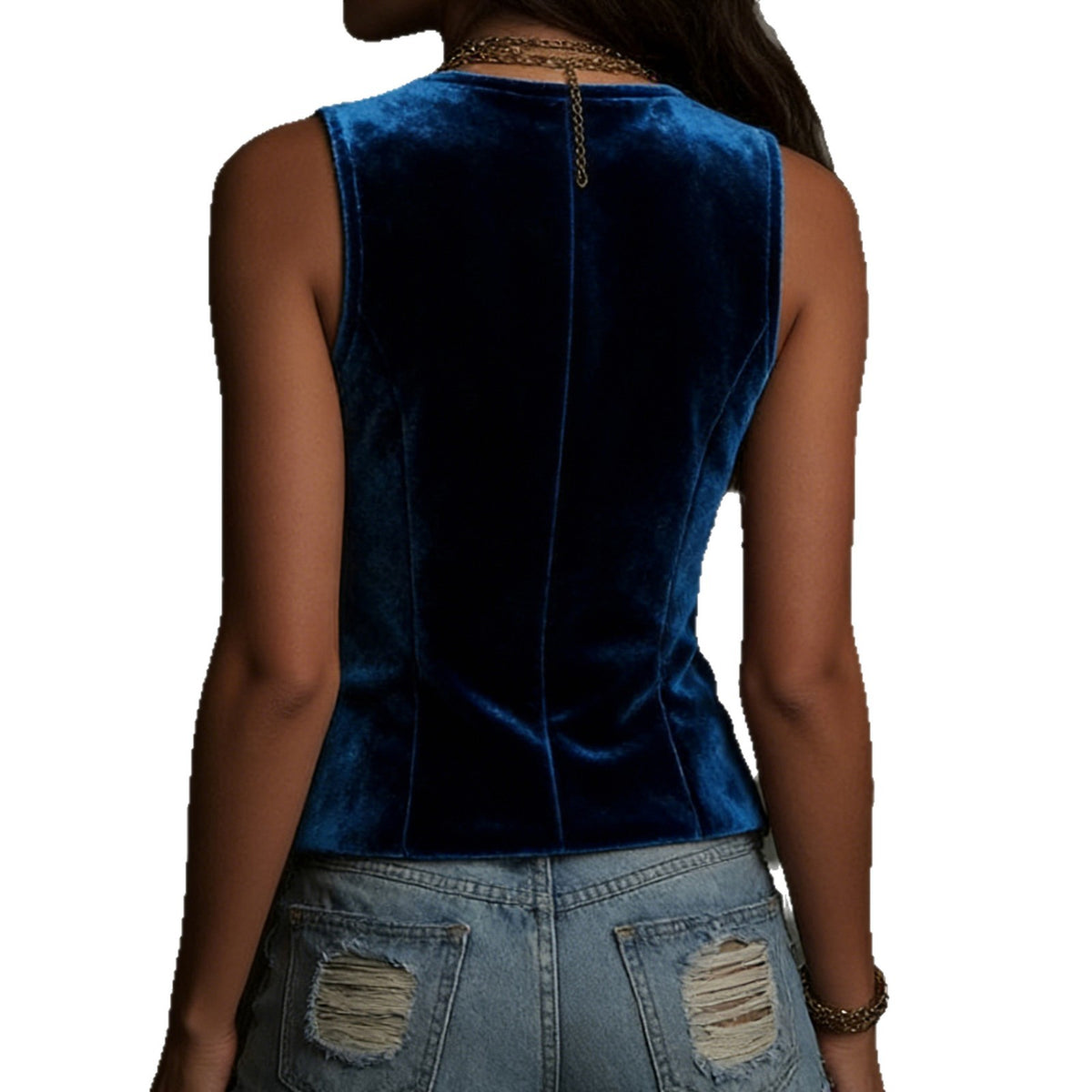 Popular Pretty Women's Button Sexy Sleeveless Small Vest/suspenders/tube Top