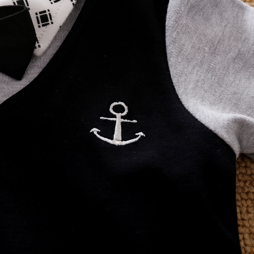 Jumpsuit Red Born Rompers Handsome Autumn Jumpsuit, Climbing Suit