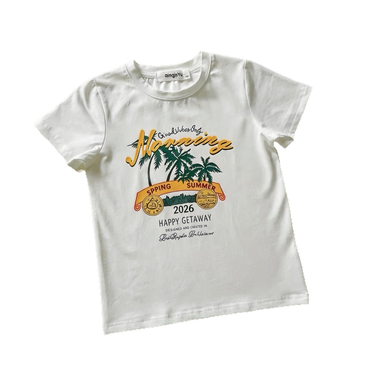 Different Family Three Pack T-shirt Summer Printed Parent-child Outfit