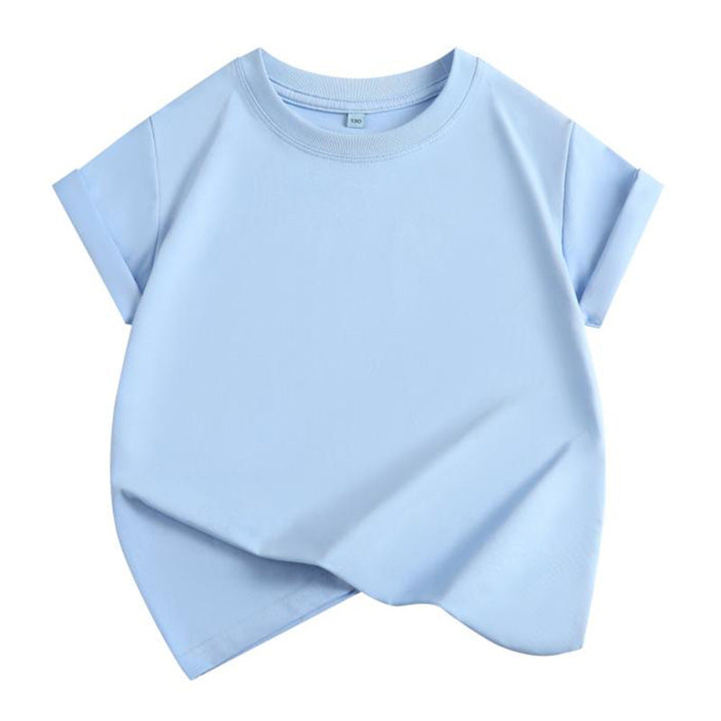 Children's Round Neck Short Sleeve Summer T-shirt Kindergarten Parent-child Outfit