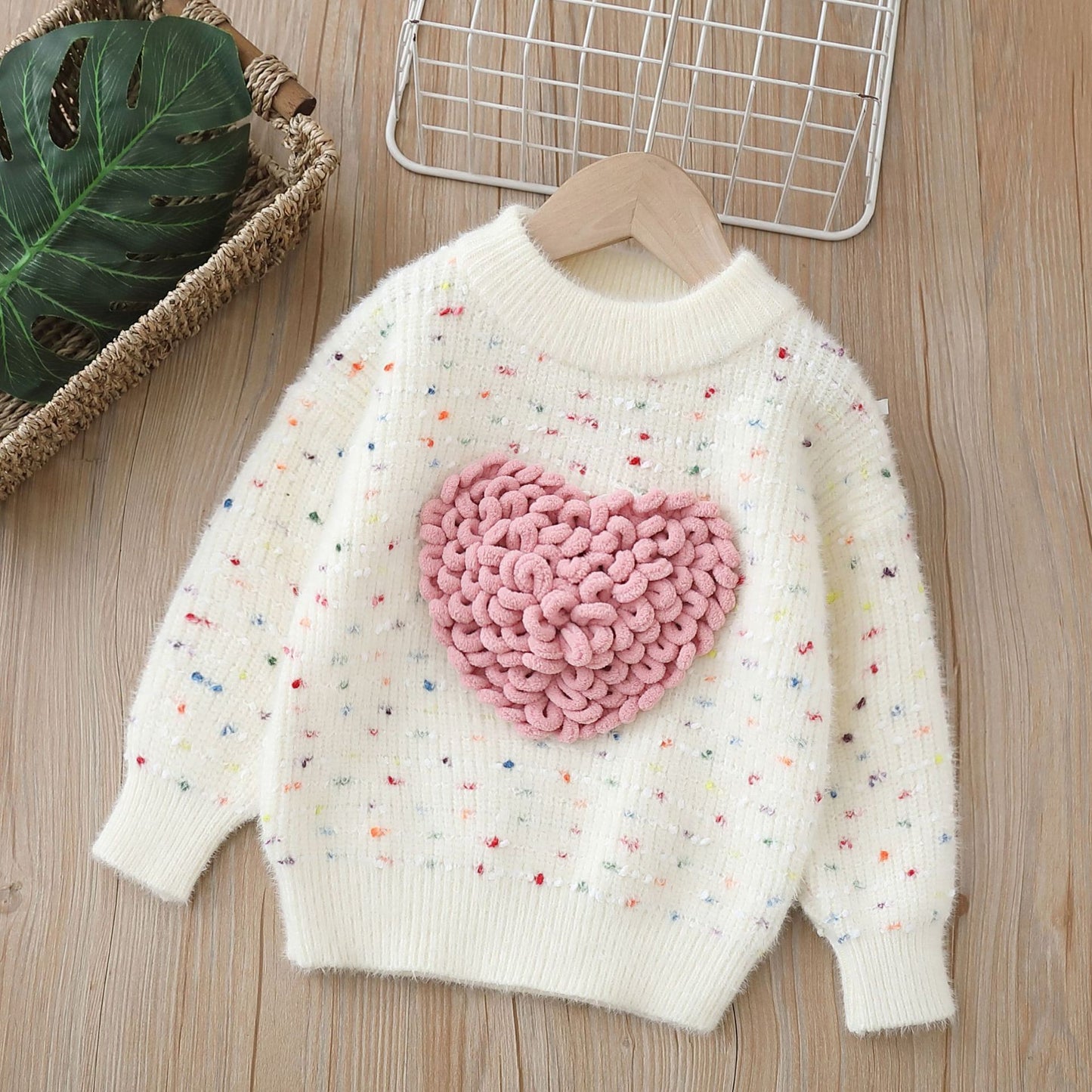 Princess Pettiskirt Two-piece Set Korean Knitted Children's Suit