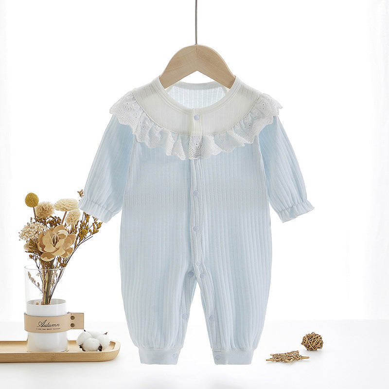 Long-sleeved Cotton Clothes Super Cute Princess Jumpsuit, Climbing Suit