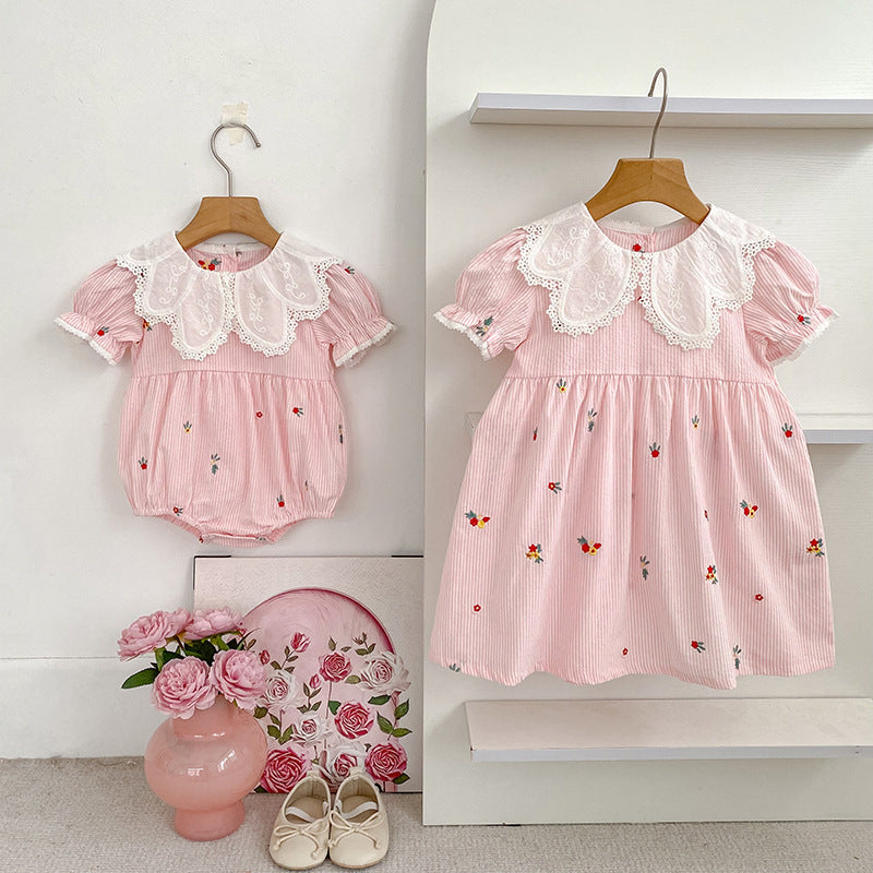 Children's Summer Korean Style Sweet Romper Clothing Children's Dress