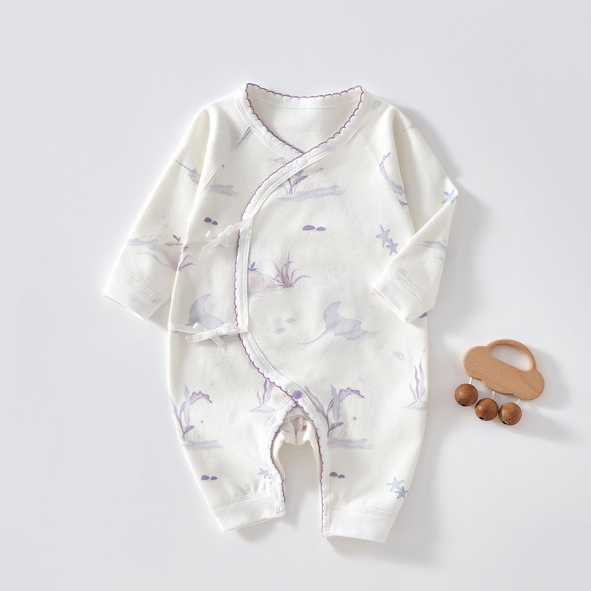 Born Clothes Pure Cotton Boneless Rompers Jumpsuit, Climbing Suit