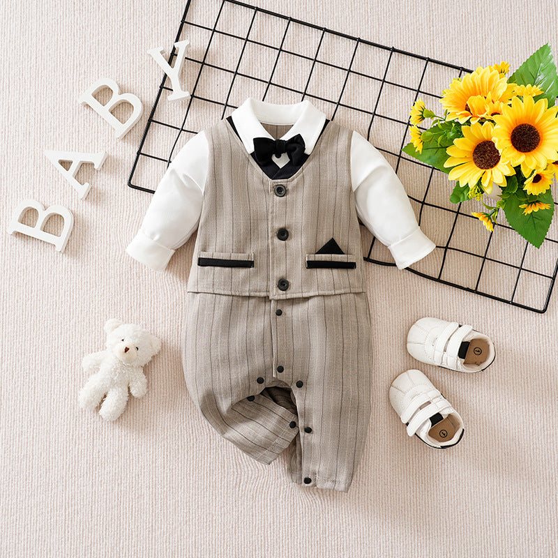 Jumpsuit Red Born Rompers Handsome Autumn Jumpsuit, Climbing Suit