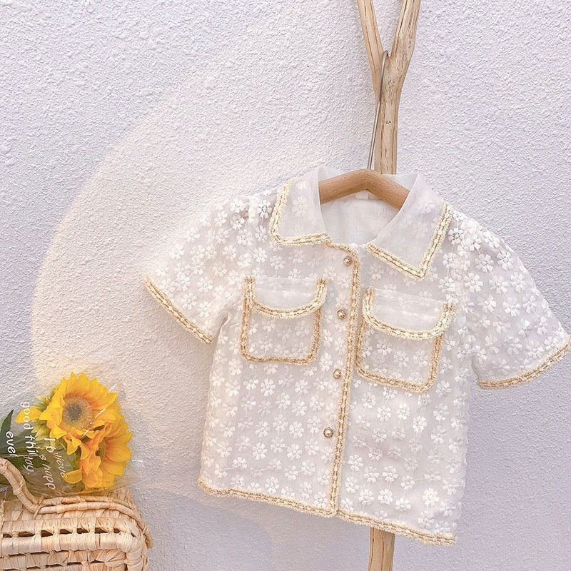 Children's Style Summer Korean Short-sleeved Shorts Two-piece Children's Suit