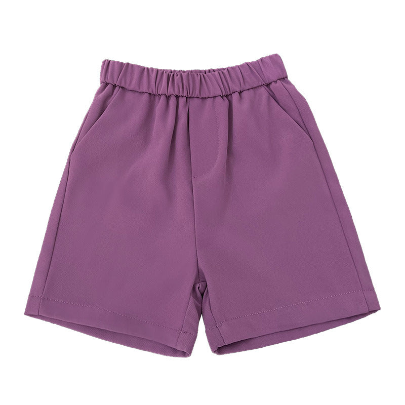 Children's Short Suit Summer Korean Style Leisure Children's Pants