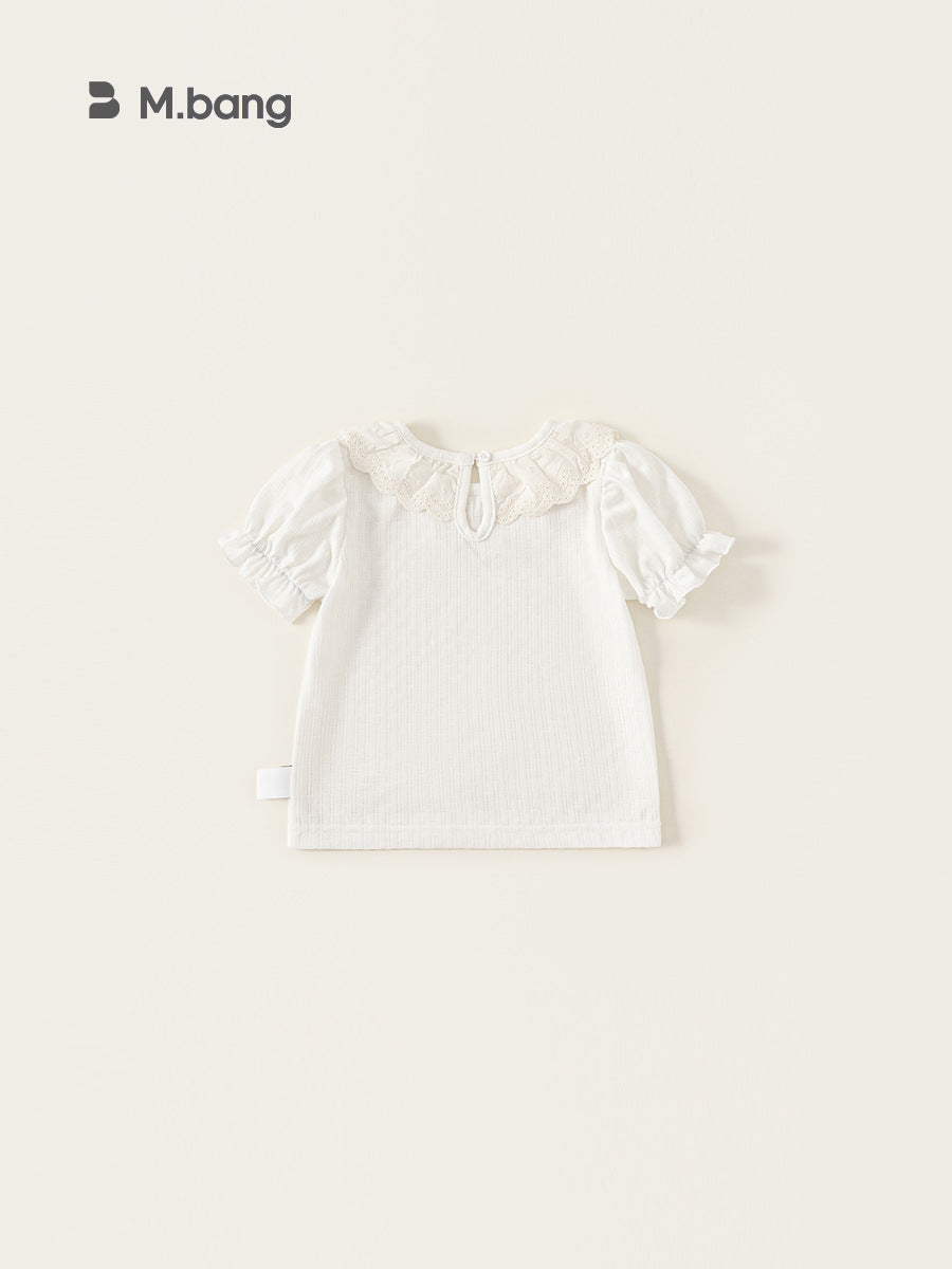 Children's Clothing Short-sleeved Summer Pure Color Shirt Children's T-shirt