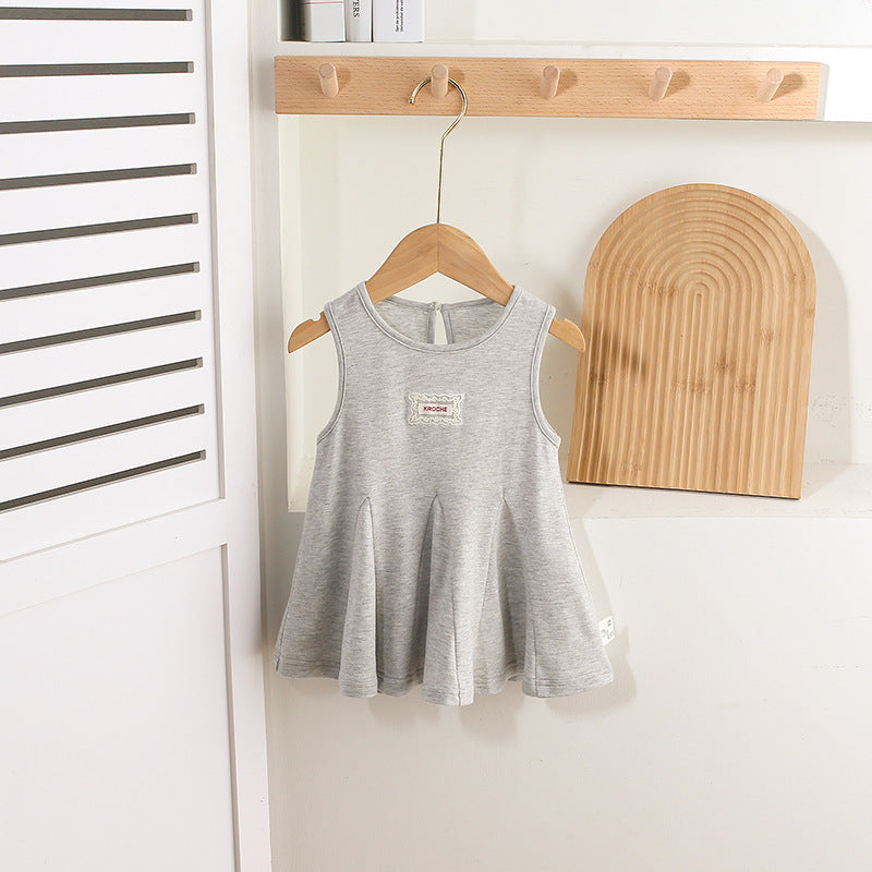 Summer Clothes Thin Cute Western Style Children's Dress