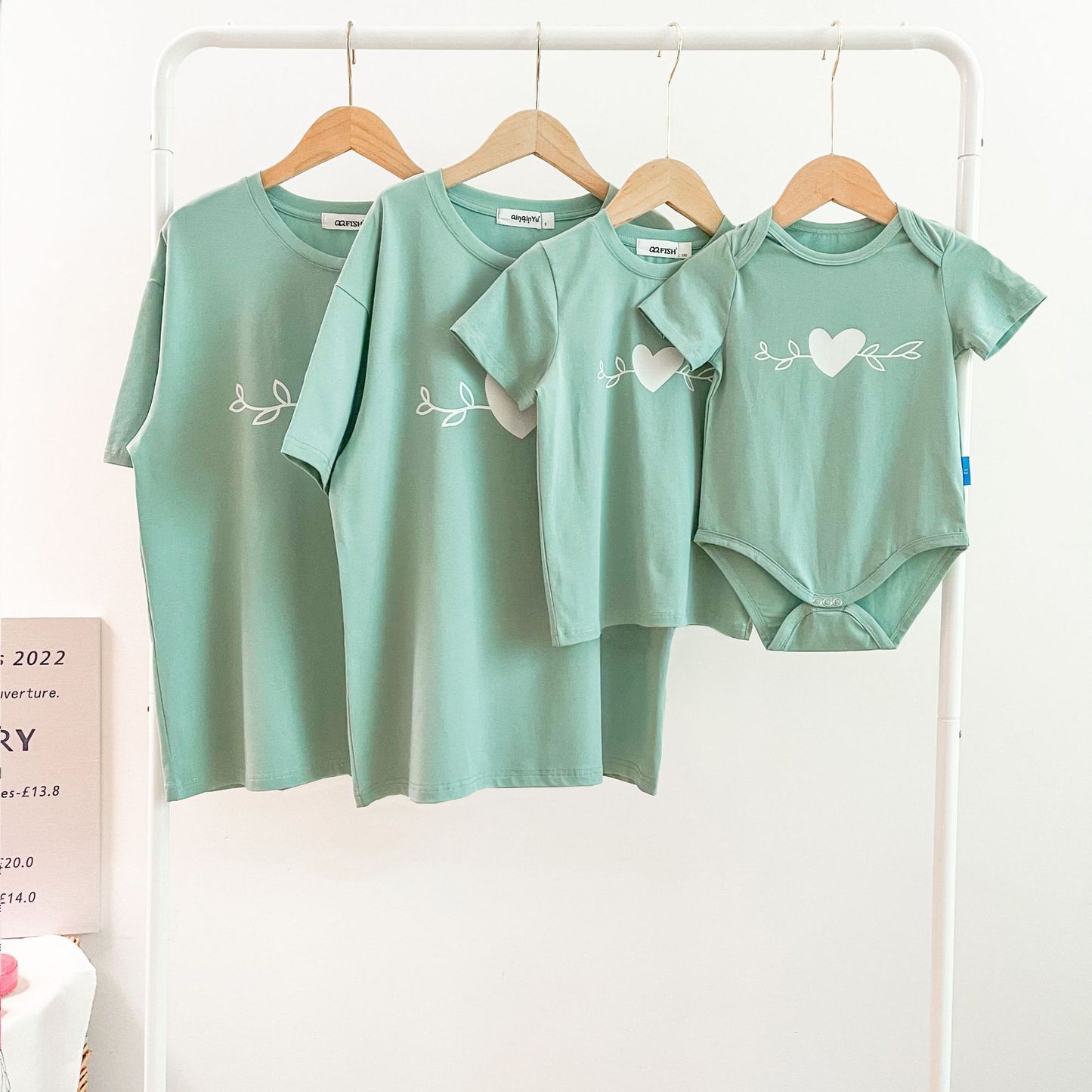 Three Summer Different Matching Fashionable Short Parent-child Outfit