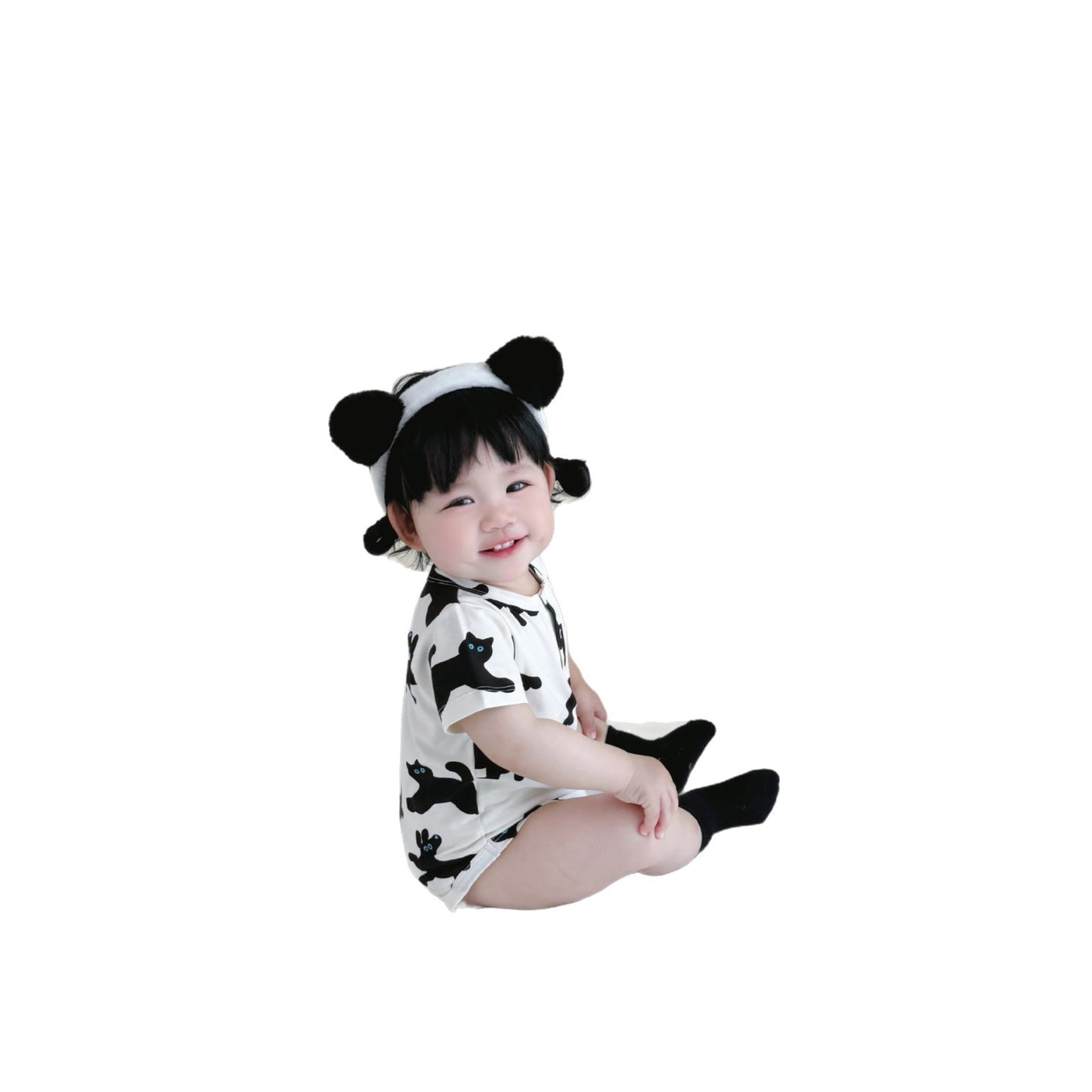Short Sleeve Rompers Super Fashionable Crawling Jumpsuit Boy Out Cute Jumpsuit, Climbing Suit