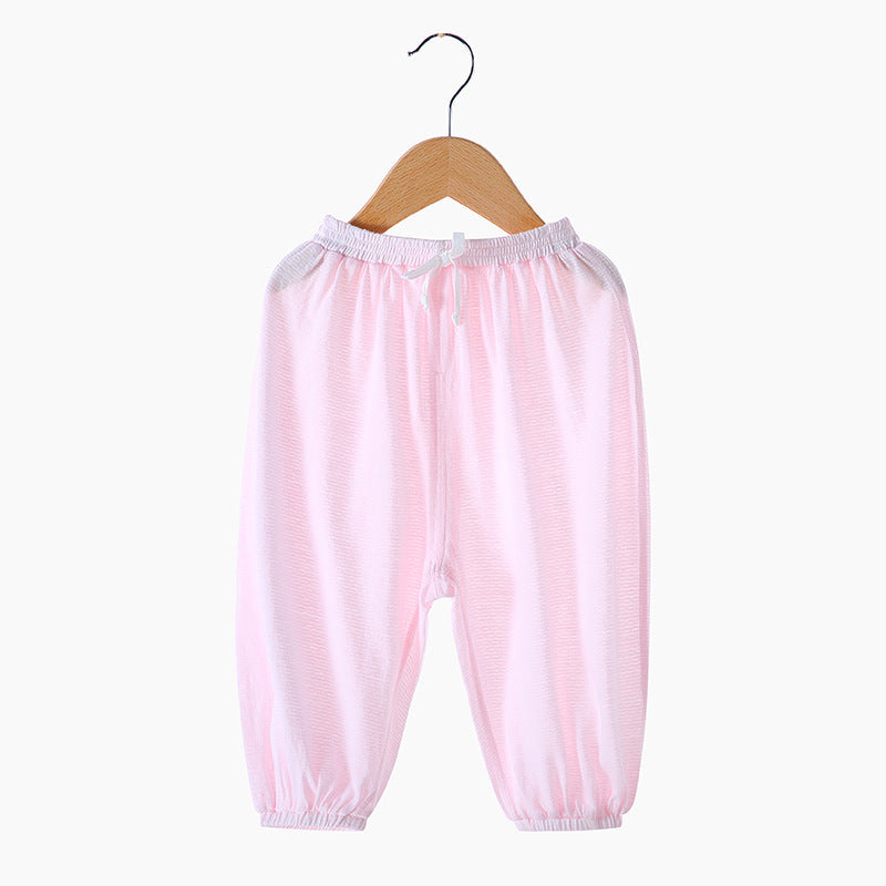 Anti Mosquito Bloomers Boys Bamboo Fiber Breathable Children's Pants