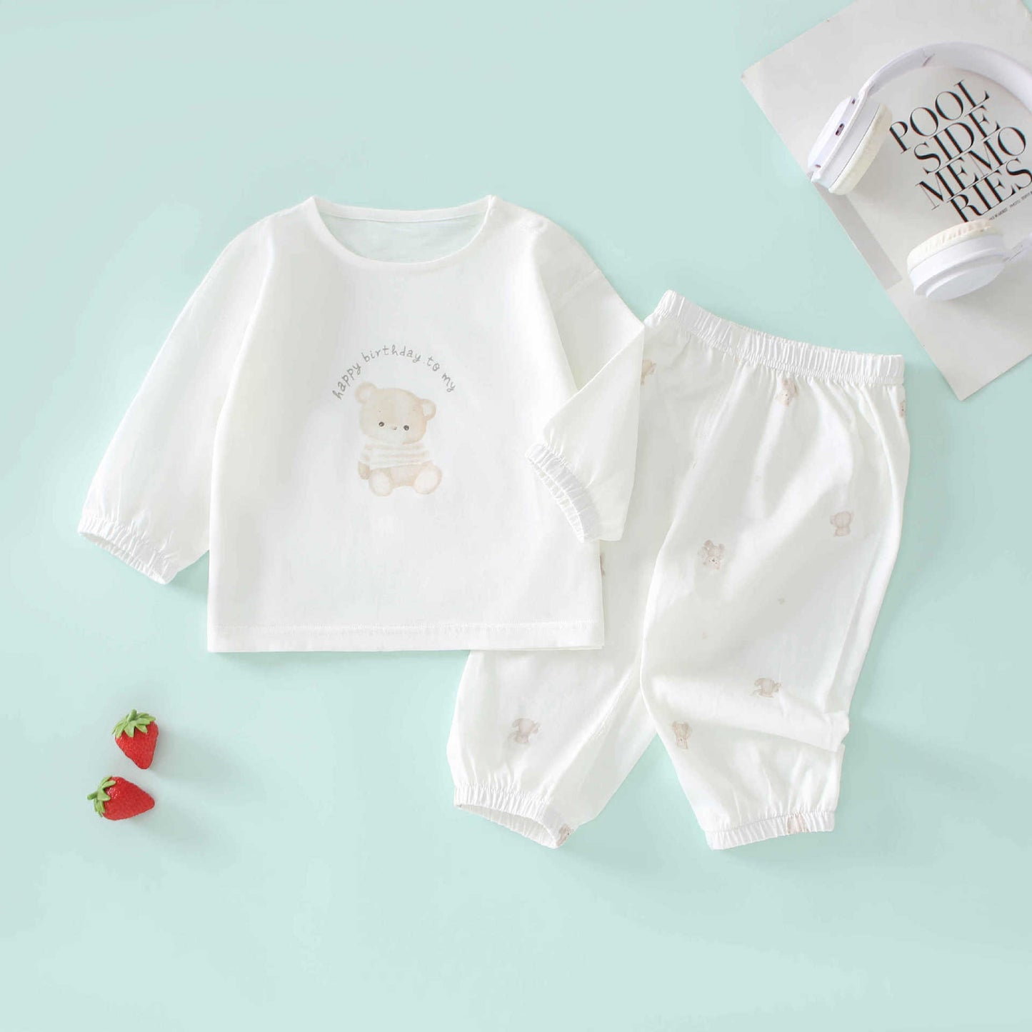 Breathable Long Sleeves Split Air Conditioning Children's Suit