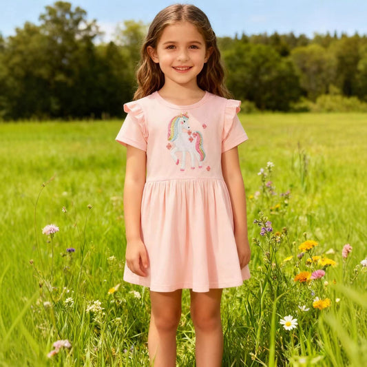 Elegant Children's Summer Princess Short Skirt Children's Dress