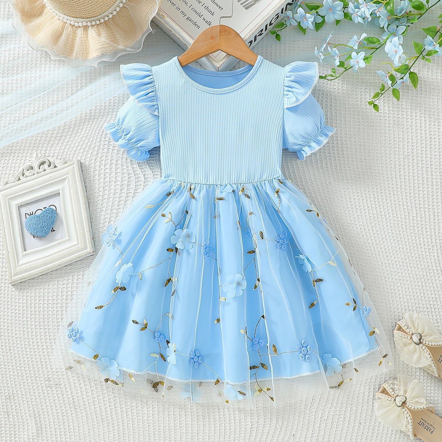 Children's Summer Clothes Princess Skirt Infant Mesh Children's Dress
