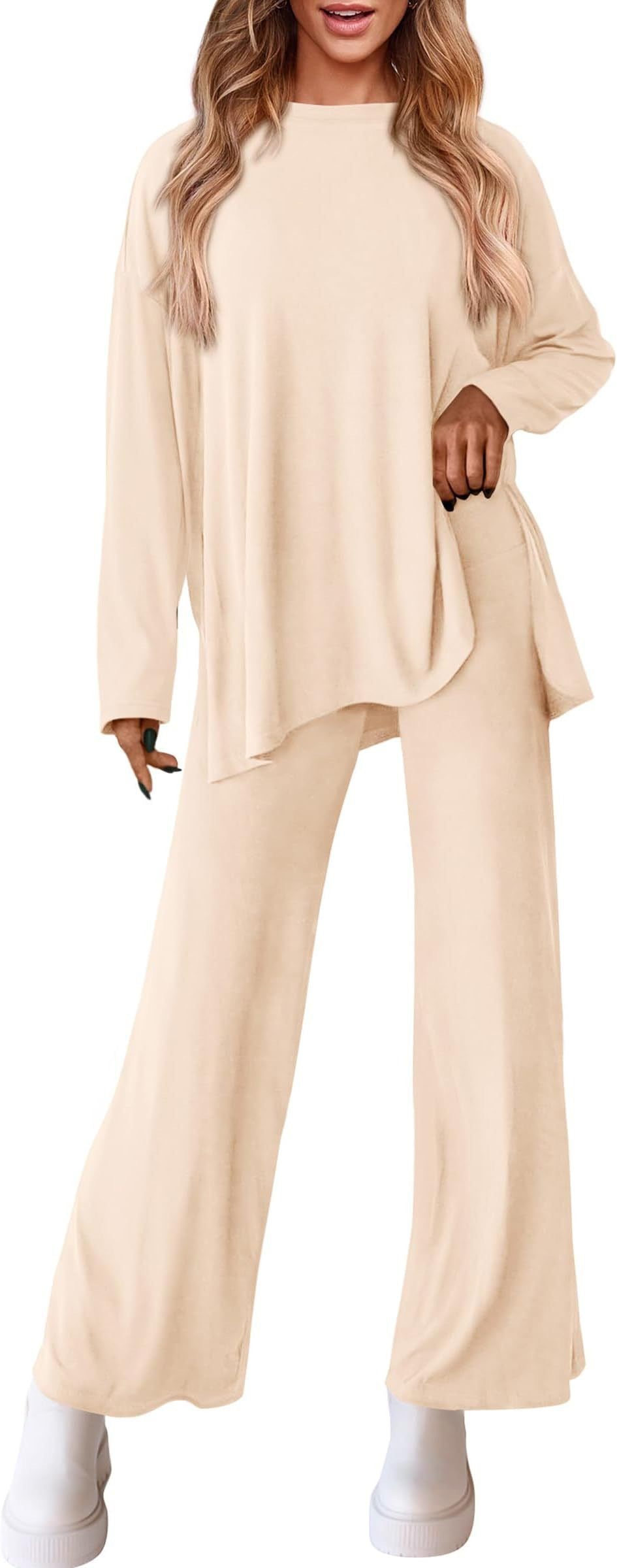 Women's Fresh Sweet Knitted Solid Color For Fashion Casual Suit