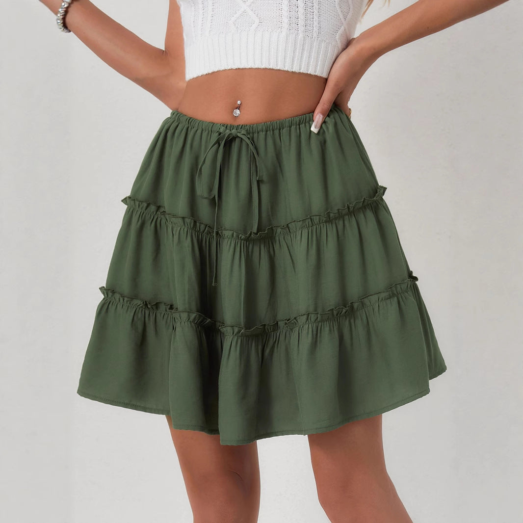 Women's Adjustable Lined High Waist For Skirt