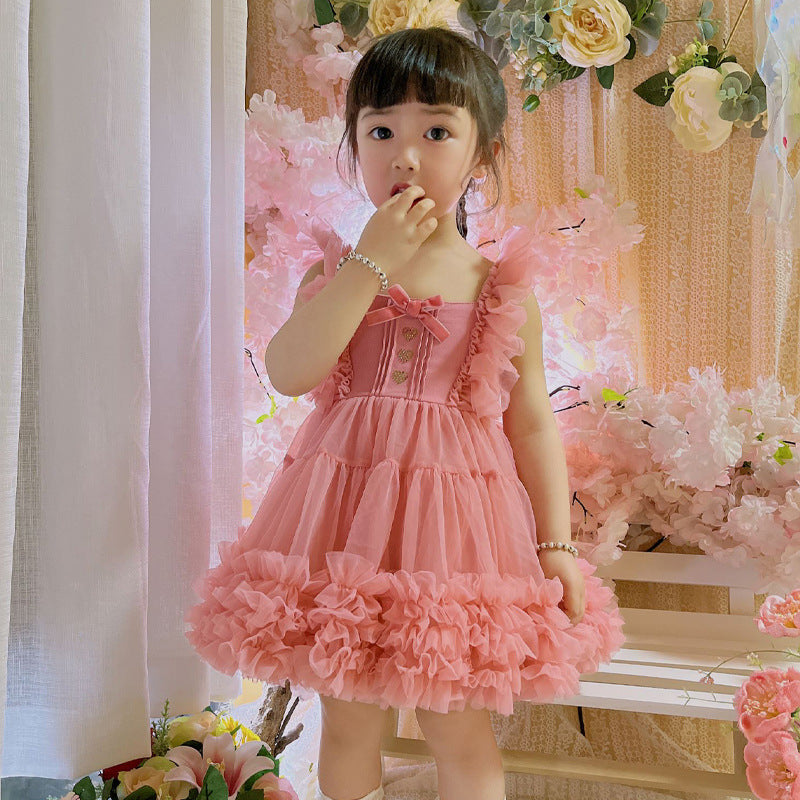 Children's Pop Skirt Lolita Princess Pettiskirt British Children's Dress