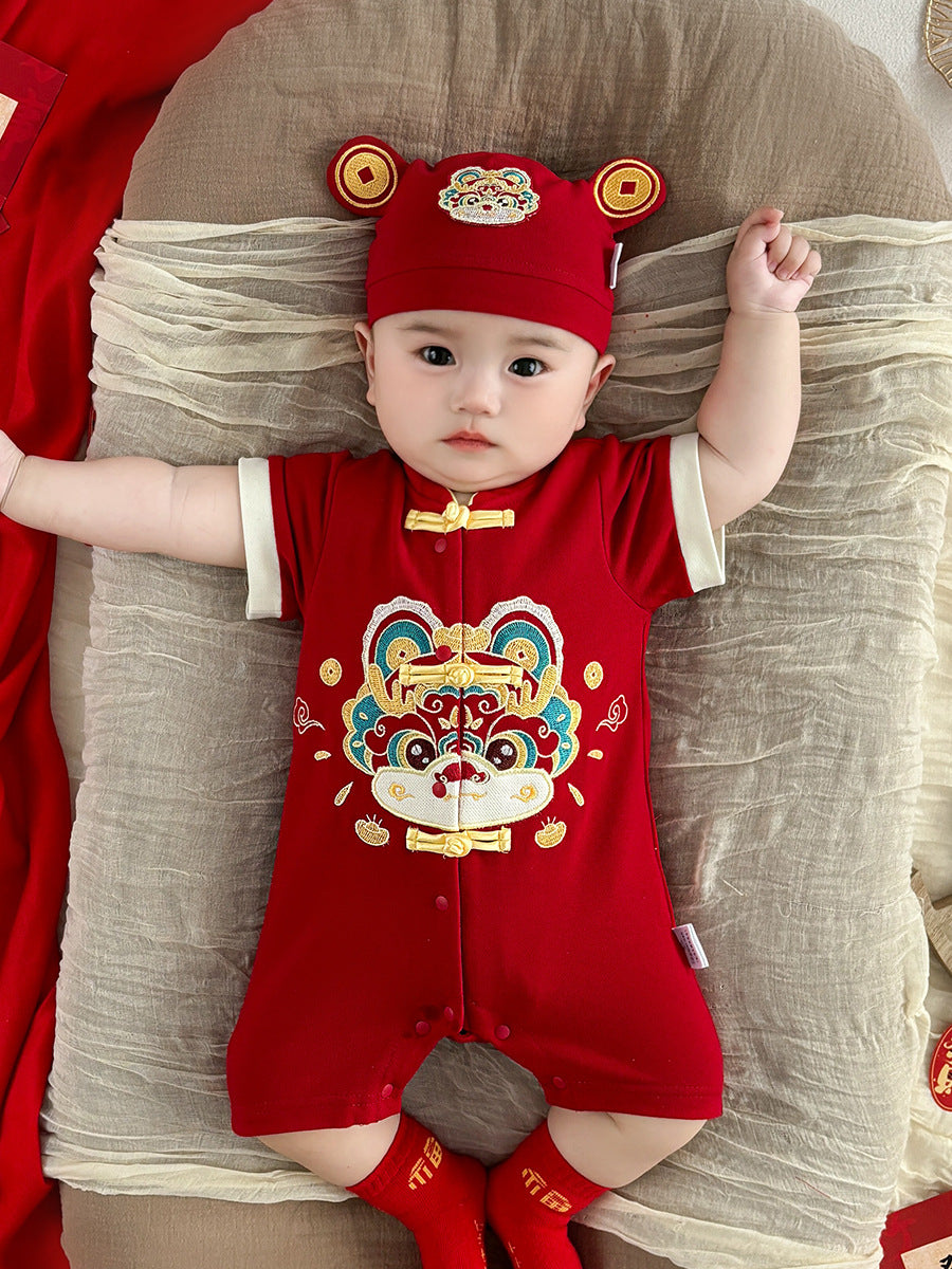 Summer Jumpsuit Hundred Days Banquet Centennial Year Jumpsuit, Climbing Suit