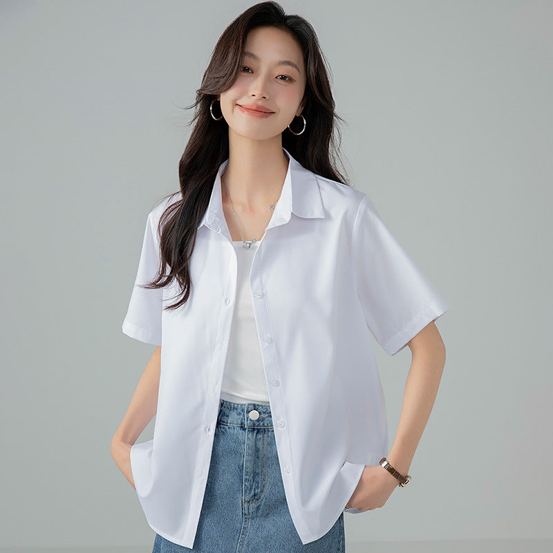 Women's Shirt Korean Loose Casual Base Business Blouse