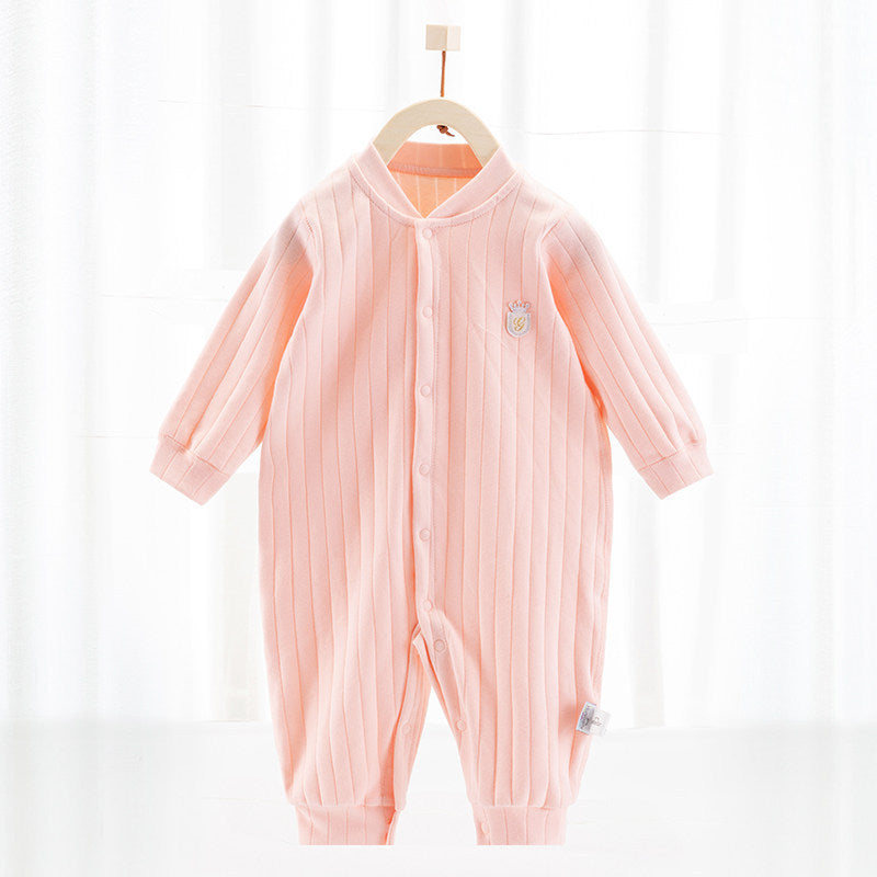 Women's & Men's Yuan 2 Pieces Born Jumpsuit Pure Cotton Thin Romper Cartoon Jumpsuit, Climbing Suit