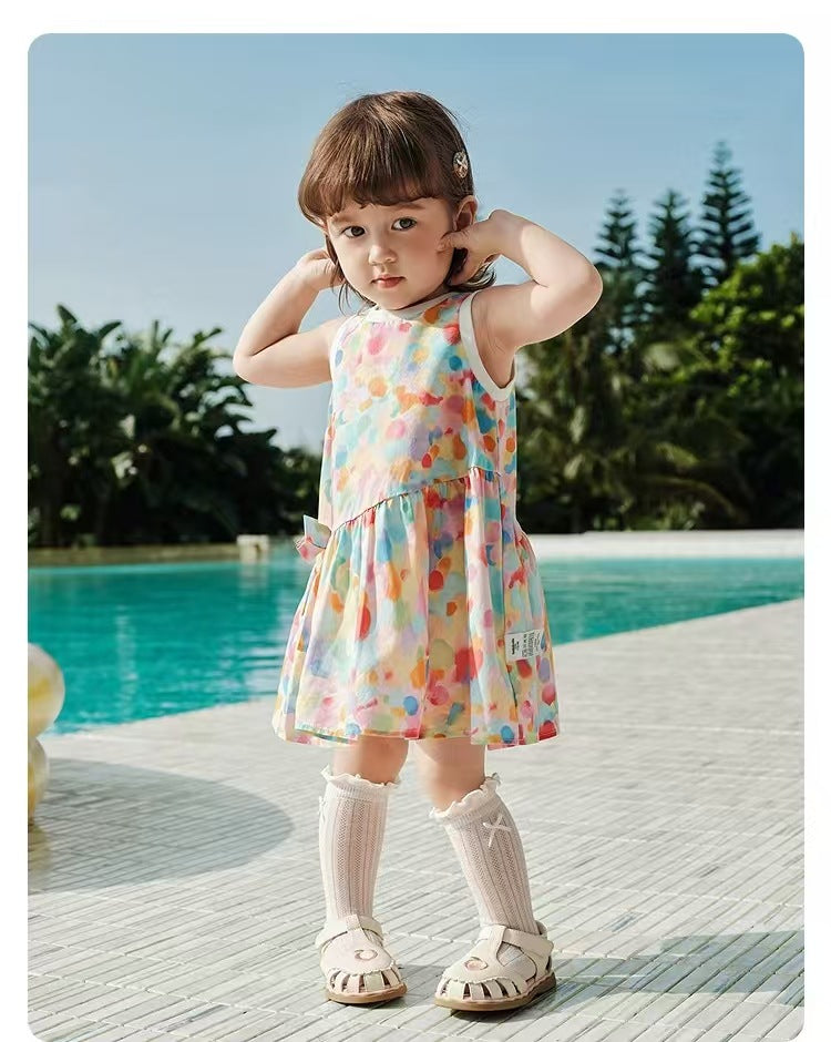Children's Summer Clothing Skirt Princess Cute Floral Children's Dress