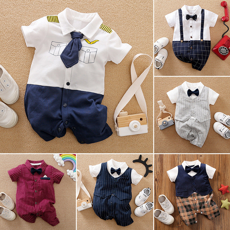 Jumpsuit Summer Full Moon Year Dress Born Hundred Days Romper Jumpsuit, Climbing Suit