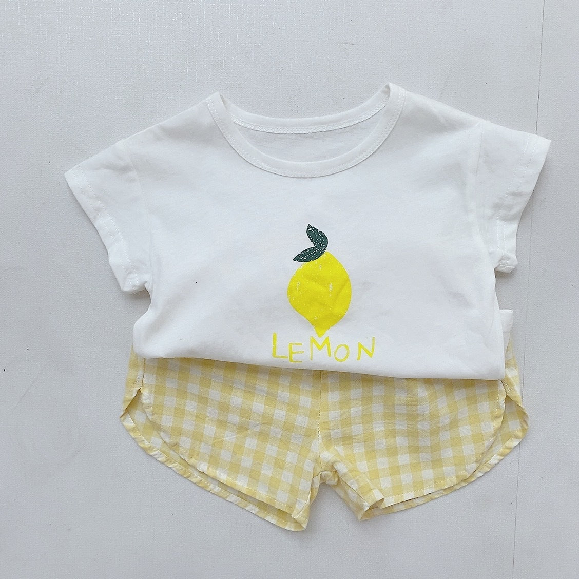 Children's Short-sleeved Summer Thin Korean Style Clothing Children's Suit