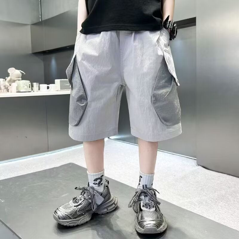 Children's Summer Boy Loose Casual Shorts Medium Big Children's Pants