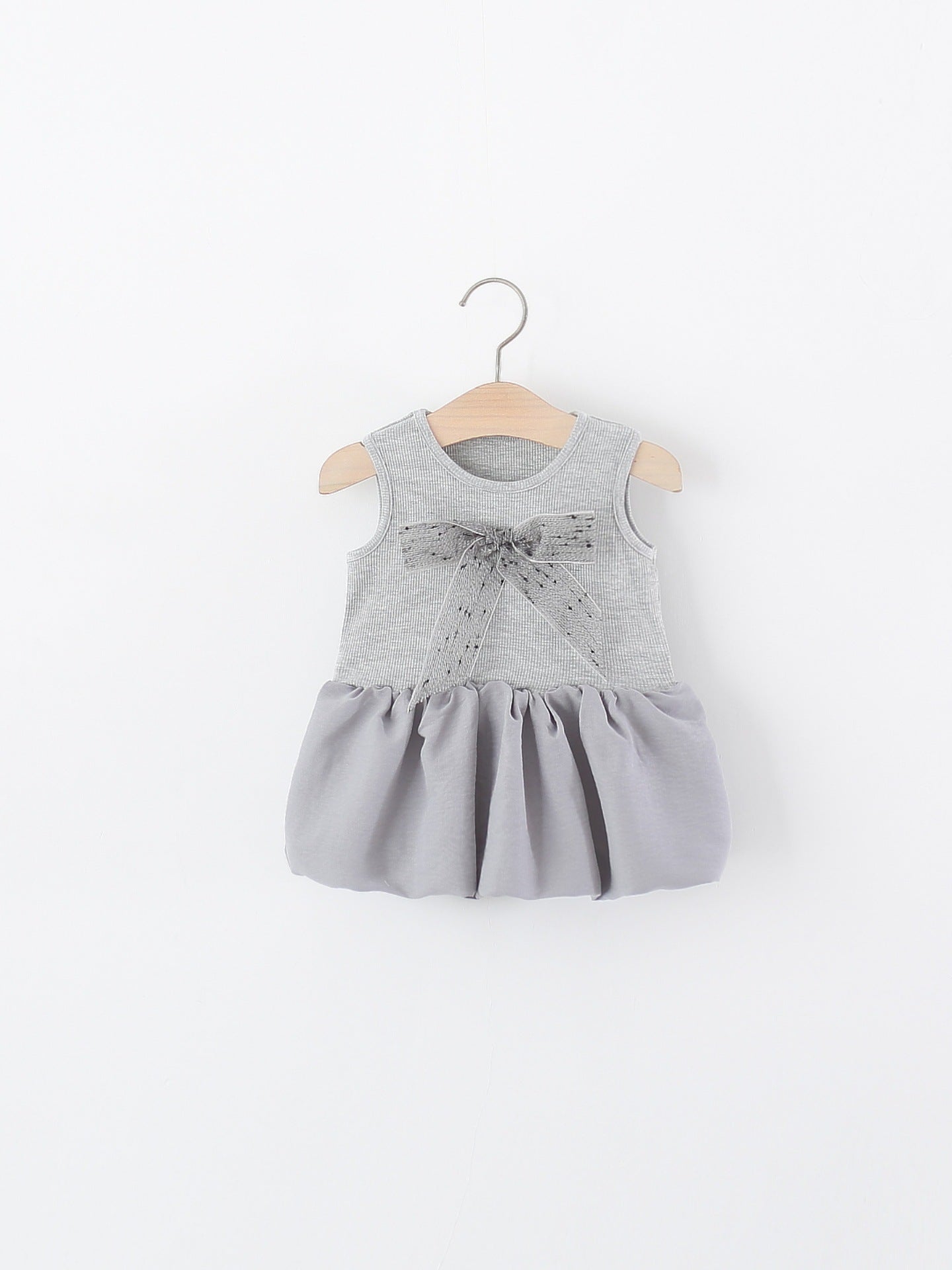 Children's Sleeveless One-piece Summer Sweet Solid Color Children's Dress