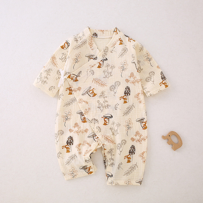 Jumpsuit Class Pure Cotton Clothes Summer Breathable Air Jumpsuit, Climbing Suit