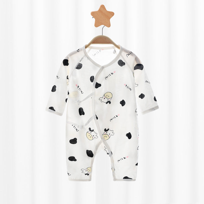 Infant Gown Rompers Long Sleeve Cotton Jumpsuit Romper Jumpsuit, Climbing Suit