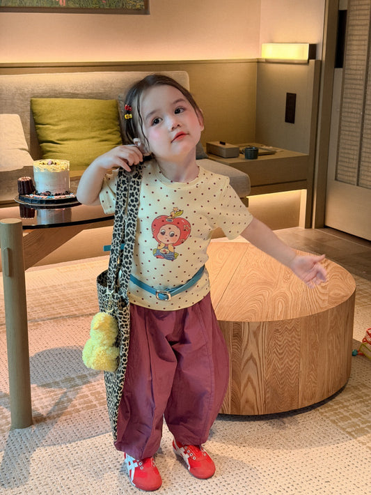 Children's Style Clothing Full Printed Idea Short Children's T-shirt