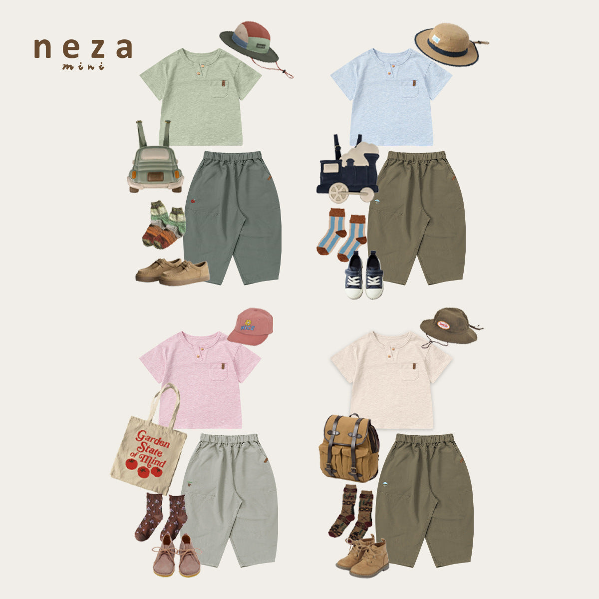 Children's Short-sleeved Summer Pure Cotton Solid Color Children's T-shirt