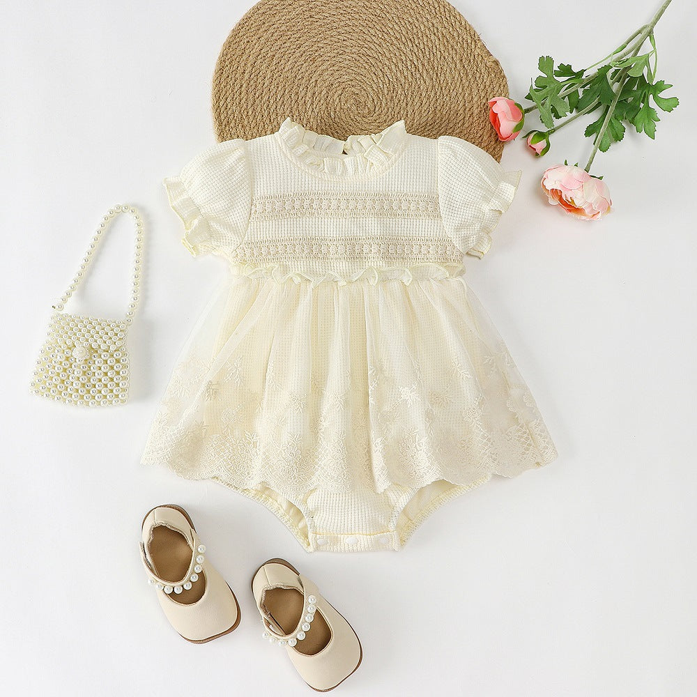 Clothes For Babies Jumpsuit Bloomer With Skirt Super Cute Princess Jumpsuit, Climbing Suit