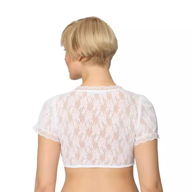 Traditional Ladies Ding Dong Lace Small Blouse