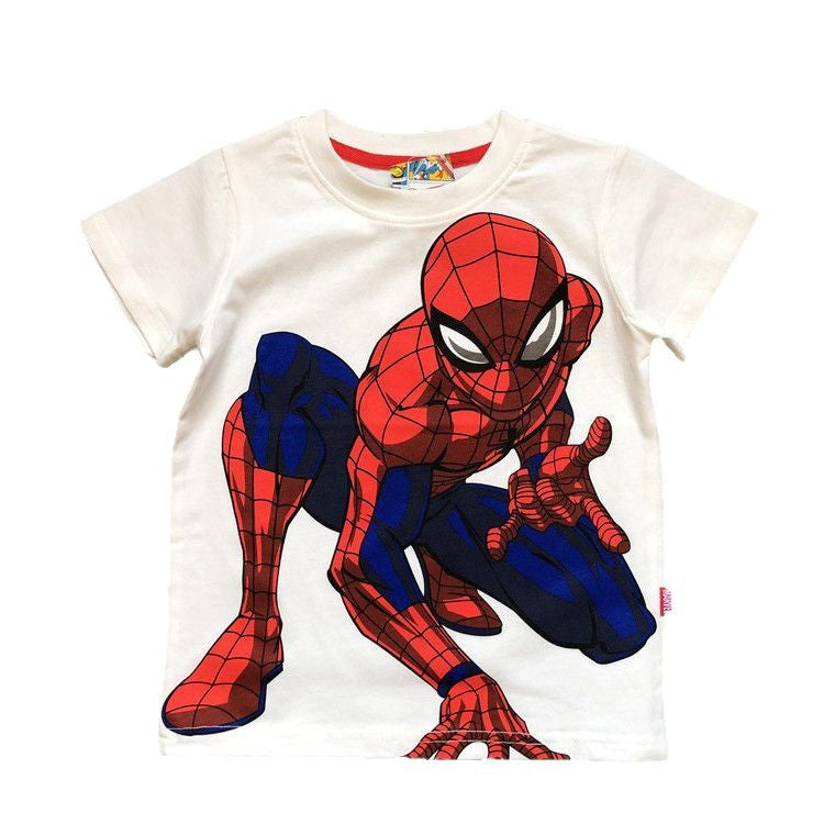 Children's Summer Cartoon Anime Hero Series Short-sleeved Children's T-shirt
