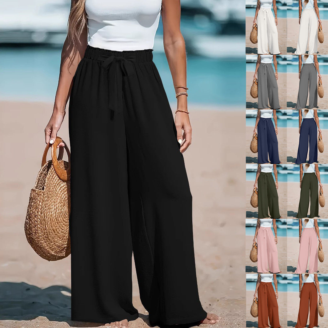 Stylish Women's Trousers Comfortable Wide Leg Pants