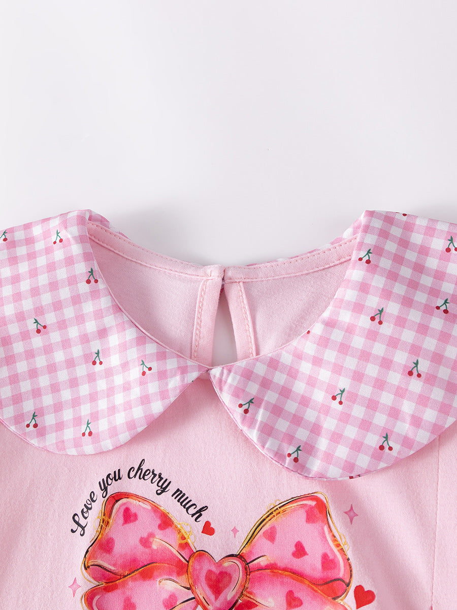 Attractive Children's Skirt Summer Short-sleeved Cute Children's Dress